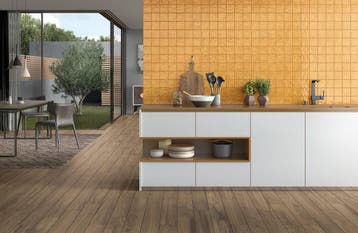 Wandtegel Equipe Handvorm Ritmo Amber Oranje 10x10, Nieuw, Minder dan 20 cm, 10 m² of meer, Wandtegels