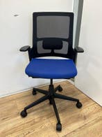 Opgeknapte Ahrend 2020 Verta Bureaustoel - Blauwe Stof, Huis en Inrichting, Zo goed als nieuw, Bureaustoel, Ergonomisch, Verzenden