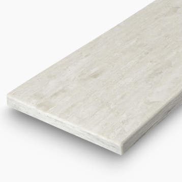 Ivoorkleurige / beige natuurstenen vensterbank op maat, Hardsteen, Vensterbanken, Nieuw, Ophalen of Verzenden