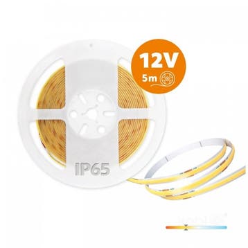 Kobi Premium LEDstrip TRAMO 320 COB 5m 3000K 12Vdc | 860l..., Ophalen of Verzenden, Nieuw