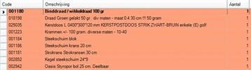 Kerstpakket startpakket hobby en bloemschikken basis 25, Ophalen of Verzenden, Nieuw