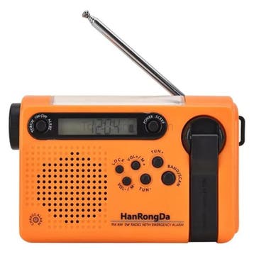 Hanrongda HRD-900 multiband wereldradio / noodradio AM/F..., Ophalen of Verzenden, Nieuw, Wereldontvanger