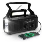 Noodradio Solar Dynamo 10000 mAh Powerbank Zaklamp, Verzenden, Nieuw, Radio