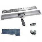 douchegoot douchedrain zwart en rvs 30 40 50 60 70 80 90 cm, Verzenden, Nieuw, Overige typen