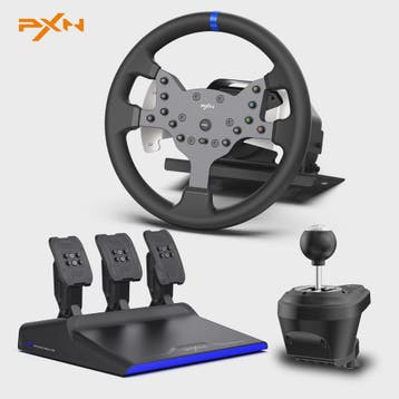 PXN V99 Force Feedback Racestuur met Pedalen en Schakelpook, Verzenden, Nieuw