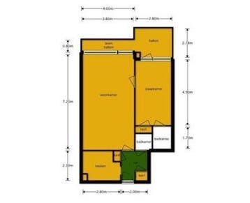 Te Huur 2 Kamer Appartement Alexanderstraat In Zoetermeer, Huizen en Kamers, Direct bij eigenaar, Zoetermeer, Appartement, Zuid-Holland
