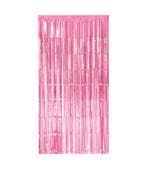 Deurgordijn Folie Roze 2x1m, Verzenden, Nieuw, Feestartikel