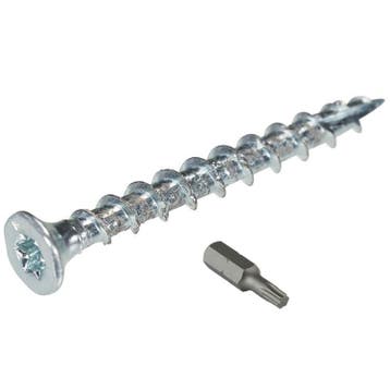 Woodies schroeven 4,0 x 40 torx 200 stuks incl. bitje, Ophalen of Verzenden, Nieuw