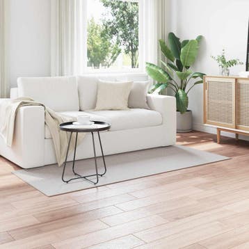 vidaXL Binnen kleed LUGO Crème en Grijs 80 x 150 cm, Verzenden, Nieuw, Crème