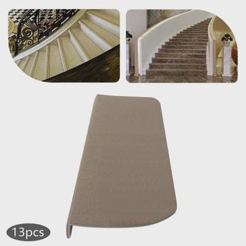 13x Beige Antislip Traptrede Matten - 55x24cm - Bescherming, Verzenden, Nieuw