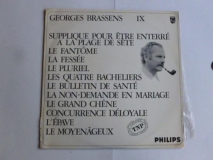 Georges Brassens - IX (LP), Cd's en Dvd's, Vinyl | Pop, Zo goed als nieuw, Ophalen of Verzenden