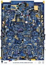 Aket Kubic (1989) - DIGIGRAPHIE LA BRASSERIE X 8.6 BEER, Antiek en Kunst