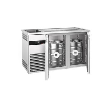 GGM Gastro | Bierkoeling PREMIUM - 1550x700mm - 2 deuren |, Verzenden, Nieuw in verpakking