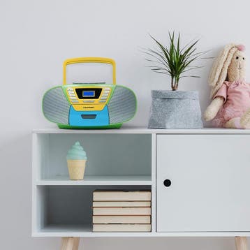 Blaupunkt B 120 Boombox met cd-speler voor kinderen, draagba, Verzenden, Zo goed als nieuw