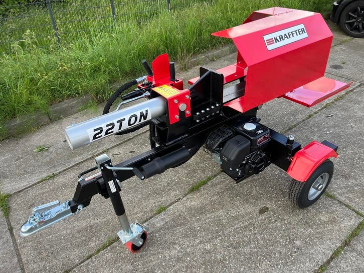 Kraffter 22T Houtklover Kohler 196cc Horizontaal, Zakelijke goederen, Agrarisch | Werktuigen