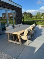 4 Seasons Outdoor Julia Low Dining set Tuinset Eetset, Tuin en Terras, 6 zitplaatsen, Teakhout, Nieuw, Ophalen of Verzenden
