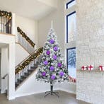 vidaXL Kerstbal Set XXL 4 pcs Lila Kunststof, Diversen, Kerst, Verzenden, Nieuw