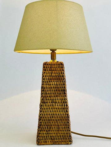 Tafellamp - Rattan - Rotan tafellamp boho chic