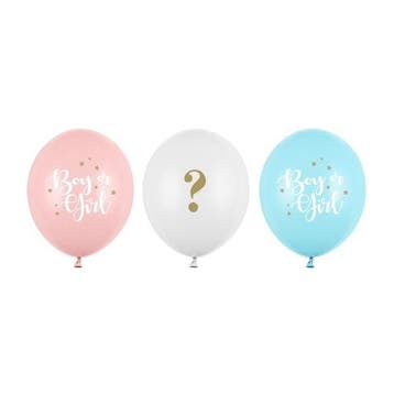 Gender Reveal Ballonnen Mix (50st), Ophalen of Verzenden, Nieuw