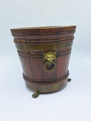 Emmer - Jardiniere - Mahonie - Gekuipte Bloempot