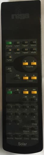 Afstandsbediening Rega mira solar, Ophalen of Verzenden, Nieuw, Origineel