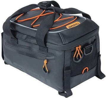 Bagagedragertas Basil Miles Tarpaulin - 7 Liter - Zwart / Or, Fietsen en Brommers, Fietsaccessoires | Bagagedragers, Verzenden