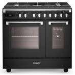 €2549 Elba EBS 965T MAA antraciet 90 cm gasfornuis, Ophalen of Verzenden, Nieuw