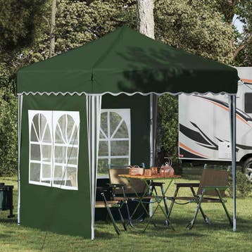 vidaXL Pop-up partytent 195 x 195 x 245 cm Groen Oxford Stof, Verzenden, Nieuw, Partytent