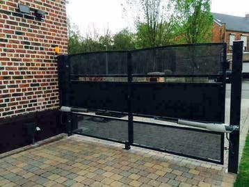 Nieuwe Sterke Poortopener Hekmotoren Hekopener (300KG, 2xHZ), Tuin en Terras, Overige materialen, Nieuw, Ophalen of Verzenden