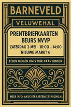Prentbriefkaartenbeurs  Barneveld, zat. 2 Mei NVVP, Gelopen
