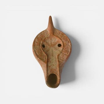 Oud-Romeins Terracotta olielamp