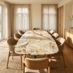 Patagonia Kwartsiet Eetkamertafel  Deens Ovaal 300x140, Nieuw