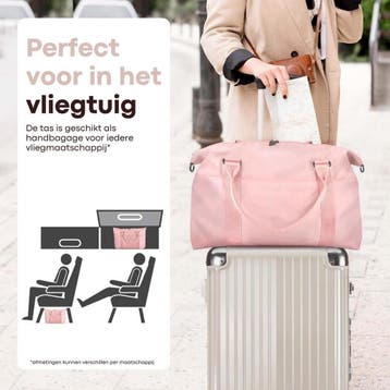 Kioto Weekendtas Dames - Duffel Bag - 37L - Vliegtuig, Ophalen of Verzenden, Nieuw