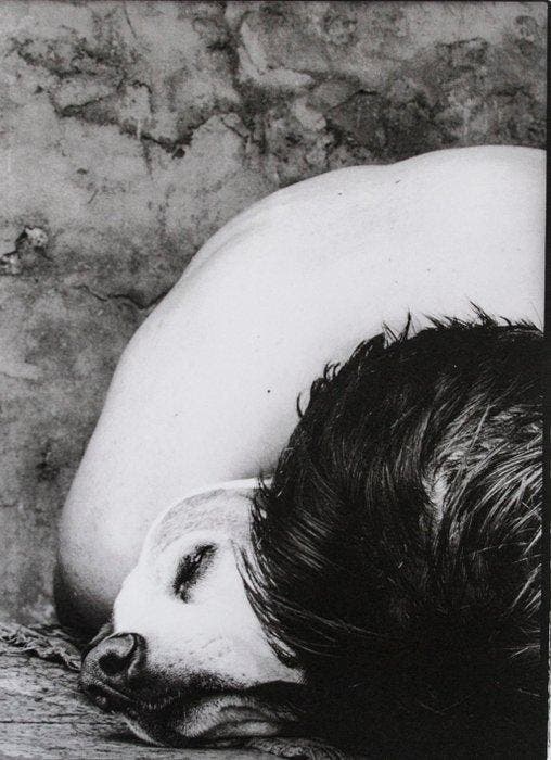 Jean Janssis (1953-) - Boy and Dog. c. 1998, Antiek en Kunst, Kunst | Designobjecten