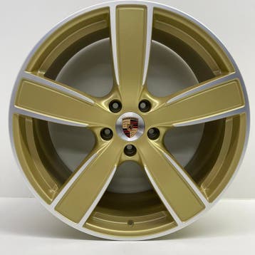 Porsche Cayenne E3 22 Sport Classic Goud/Alu met banden, Ophalen, Gebruikt, Banden en Velgen, Overige maten