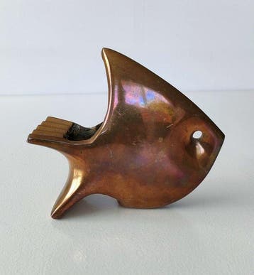Beeldje - André Bloc : Sculpture cendrier moderniste, Antiek en Kunst