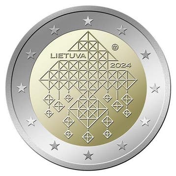 Litouwen 2 Euro Sodai 2024, Postzegels en Munten, Munten | Europa | Euromunten, Verzenden
