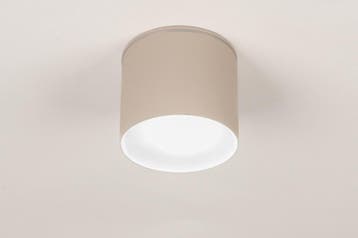 Rietveld Plafondlampen - Taupe - Aluminium, Huis en Inrichting, Verzenden, Nieuw