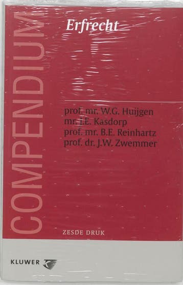 Compendium erfrecht - W.G. Huijgen 9789026835278, Verzenden, Gelezen, W.G. Huijgen