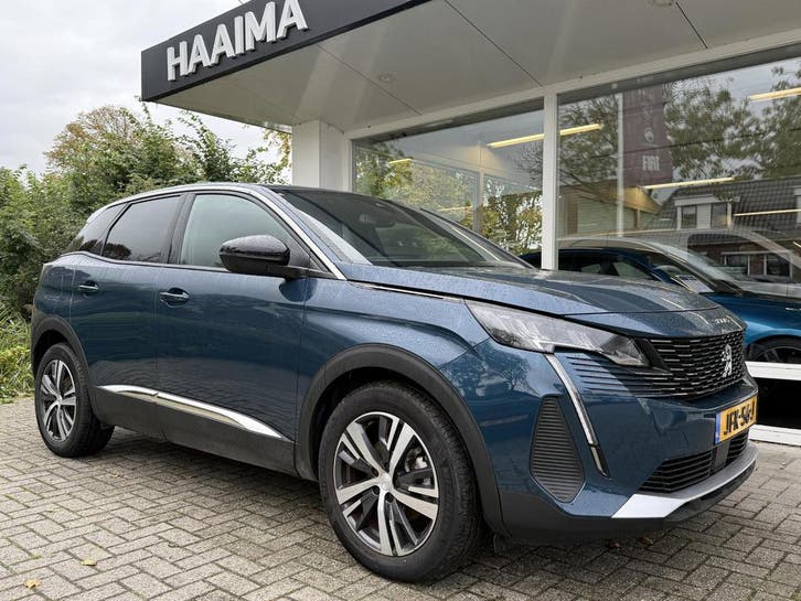 Zakelijke Lease |  Peugeot 3008 1.2T 130pk Allure Pack Busin, Auto's, Peugeot, Lease, Handgeschakeld, SUV of Terreinwagen, Blauw