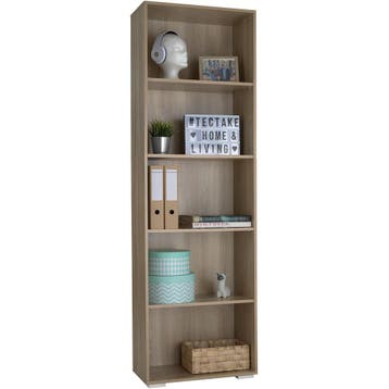 Boekenrek Lexi 5 vakken 60x30x190cm, Verzenden, Nieuw