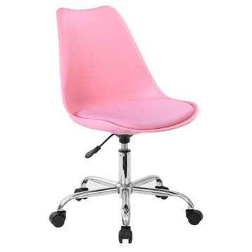 Stoel Bureau Roze | Verstelbaar | Nieuw | Beperkte Voorraad, Wit, Nieuw, Ophalen of Verzenden, Bureaustoel