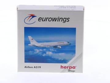 Schaal 1:500 Herpa 508926 Airbus A319 Eurowings Reg. NA #..., Ophalen of Verzenden, Zo goed als nieuw