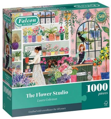 Falcon - The Flower Studio Puzzel (1000 stukjes) | Falcon -, Verzenden, Nieuw