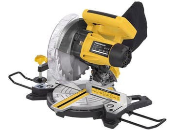Powerplus POWX075700 - elektrische verstekzaag - 1500W -, Verzenden, Zo goed als nieuw, Powerplus
