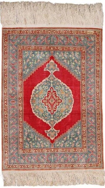 Amazing Silk Hereke Signed Carpet with 10/10 Quality - Pure, Nieuw