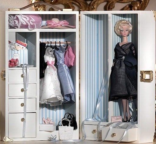 Mattel - Barbiepop Fashion Model Collection “Wardrobe Trunk”, Antiek en Kunst, Antiek | Speelgoed