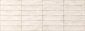 Wandtegel Arcadia Sartoria Sand Wit Glans 6,5x26, Nieuw, 20 tot 40 cm, 10 m² of meer, Wandtegels