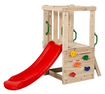 Houten Speeltoestel Mari Small met rode glijbaan, Ophalen of Verzenden, Nieuw