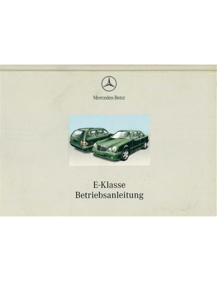 2000 MERCEDES BENZ E KLASSE HARDCOVER INSTRUCTIEBOEKJE, Auto diversen, Handleidingen en Instructieboekjes